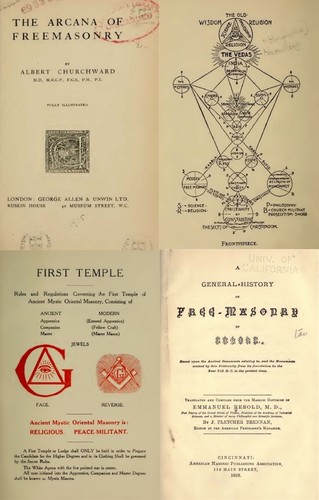 Old books freemasonry - books,